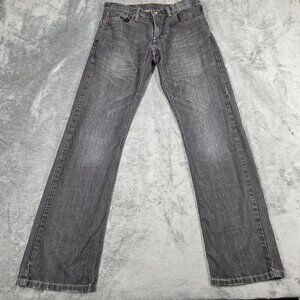 Levis 514 Jeans Mens 31X32 Gray Slim Straight 100% Cotton Denim